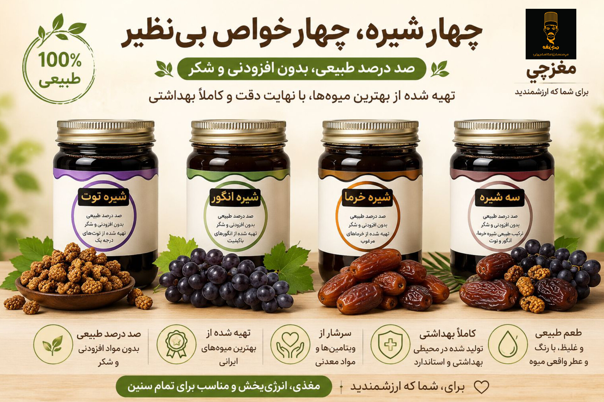 انواع شیره